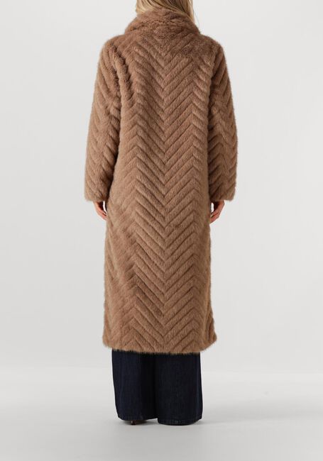 Camel STUDIO AR Faux fur jas SCARLET - large