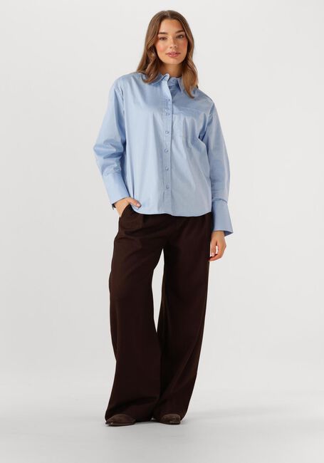 Lichtblauwe CO'COUTURE Blouses POPPY CUFF SHIRT - large