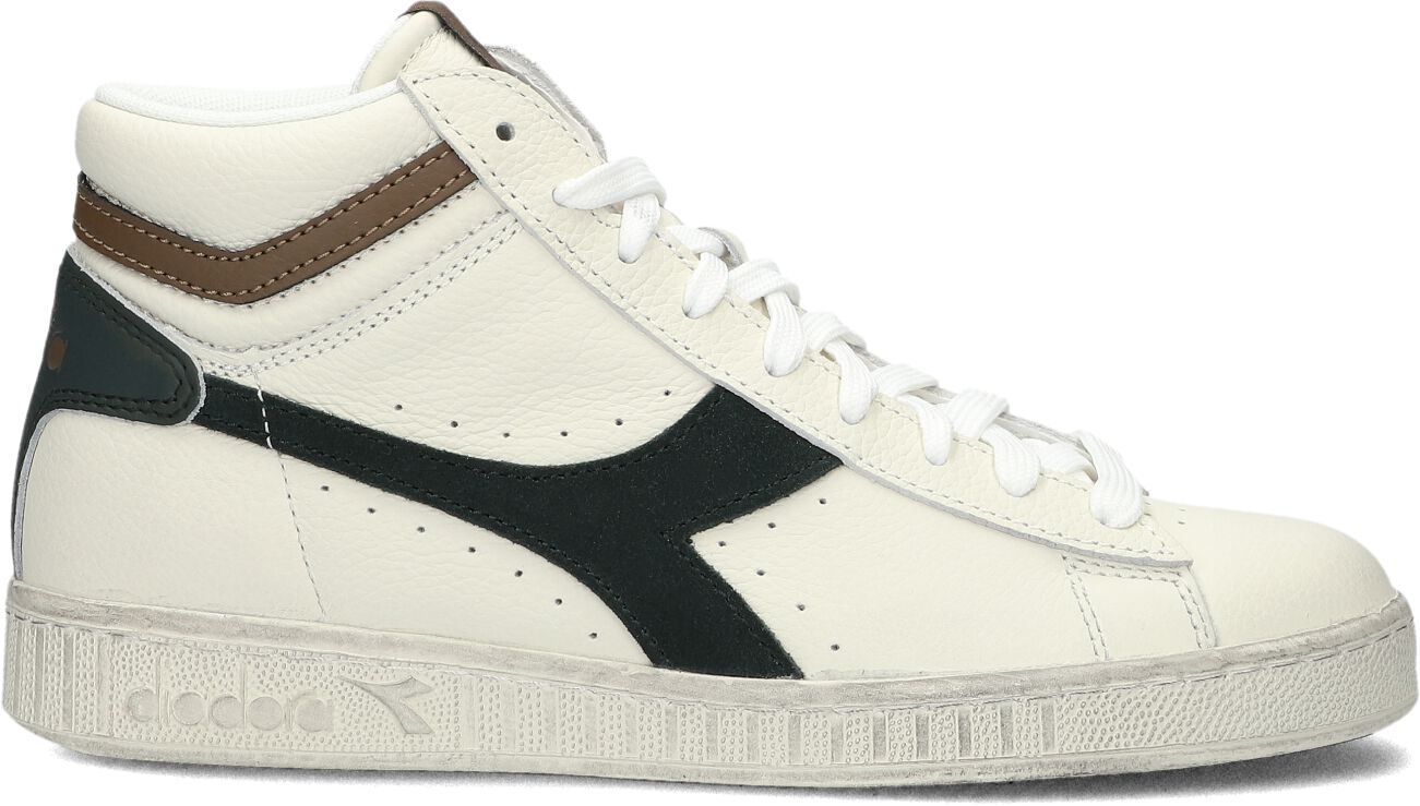 Diadora Hoge Sneakers Dames Game L High Wn, Maat: 38, Materiaal: Leer, Kleur: Wit