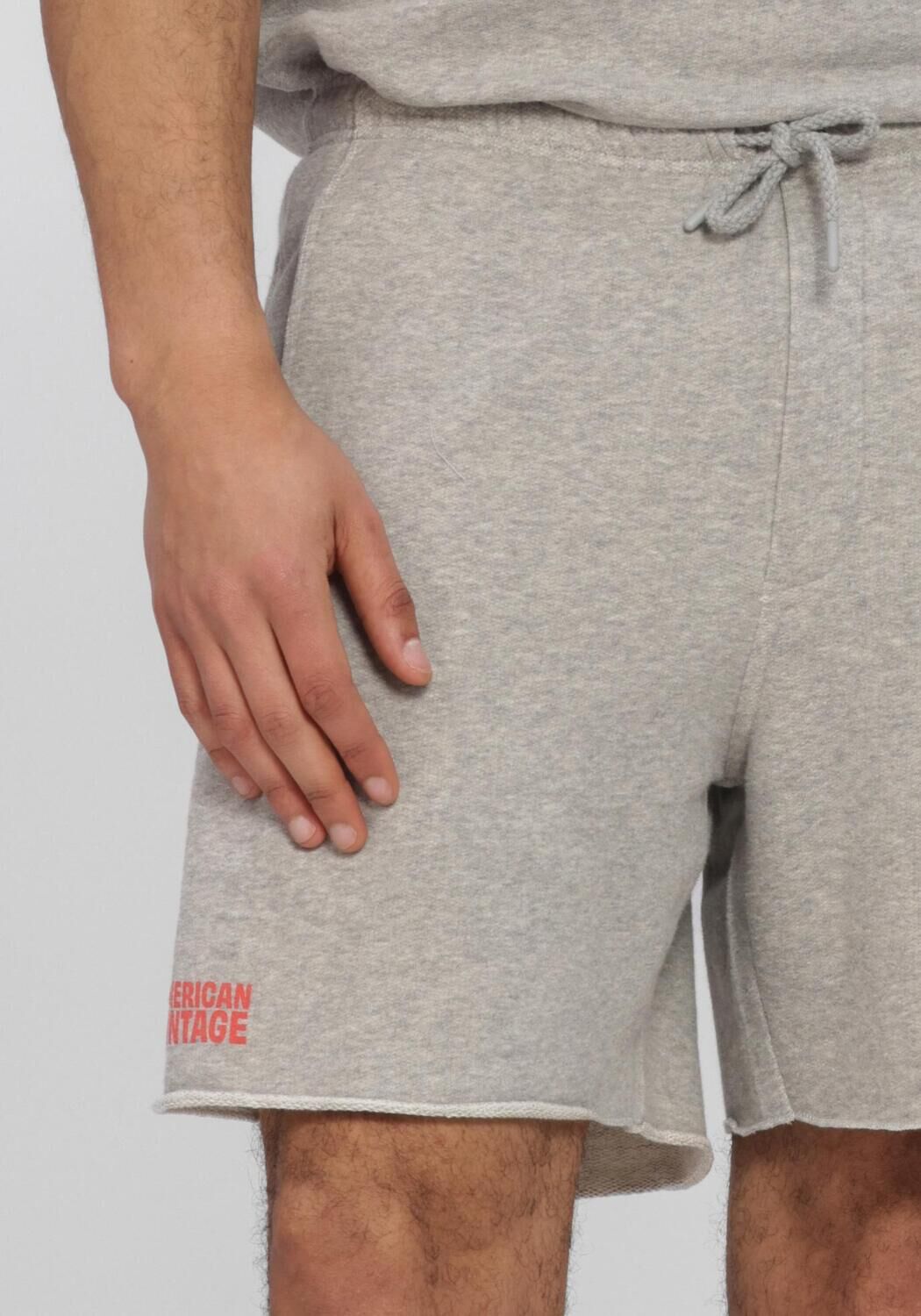 Grijze AMERICAN VINTAGE Korte broek NYZZOW SHORT - large