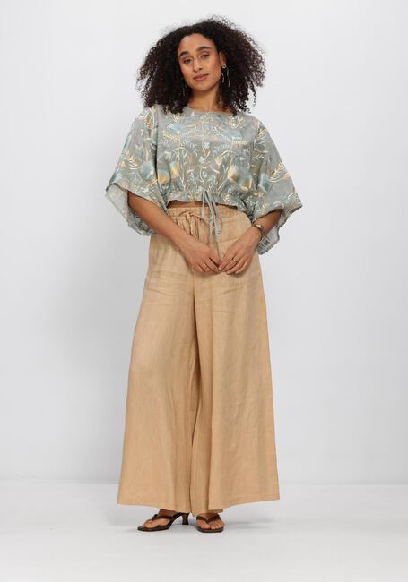 Beige GREEK ARCHAIC KORI Wijde broek S26K-1001013 - large