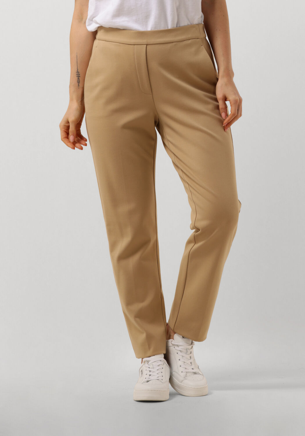 Beaumont Flared Broek Dames Charlie, Maat: 34, Kleur: Zand