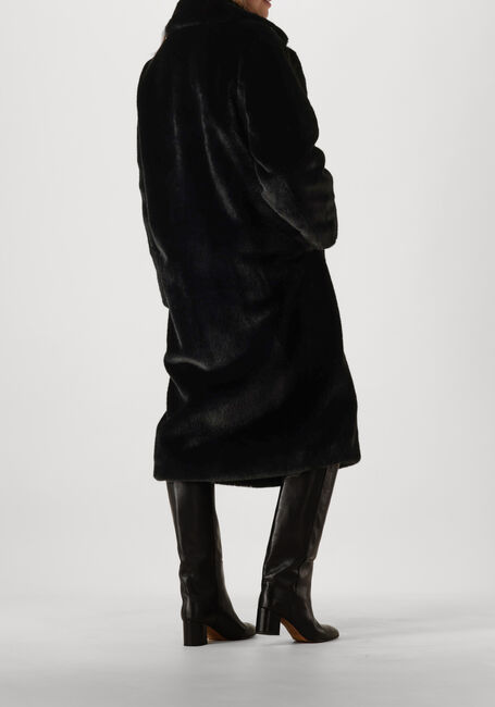 Zwarte STAND STUDIO Faux fur jas MARIA COAT SOFT - large