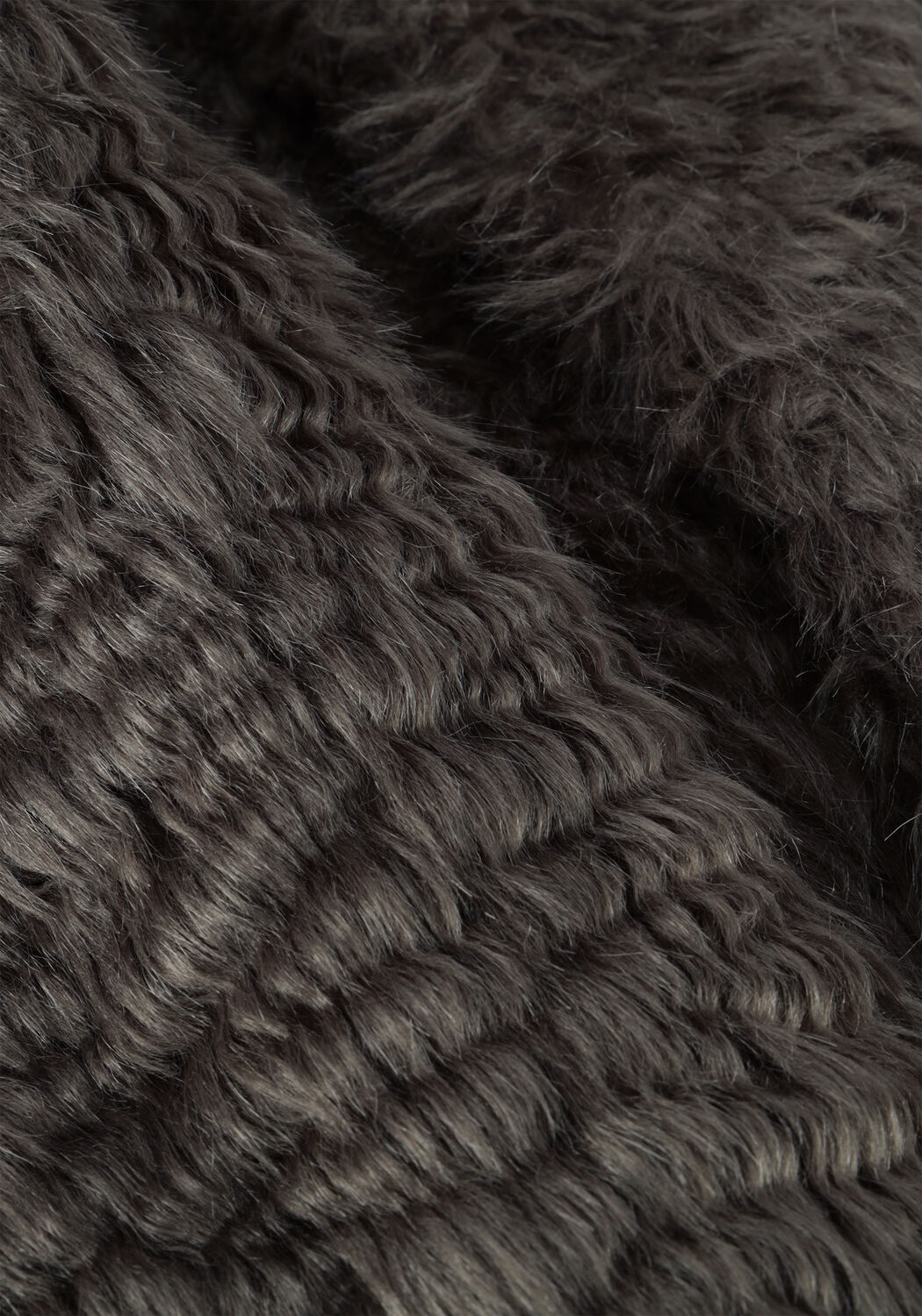 Grijze STAND STUDIO Faux fur jas NICOLE COAT - large