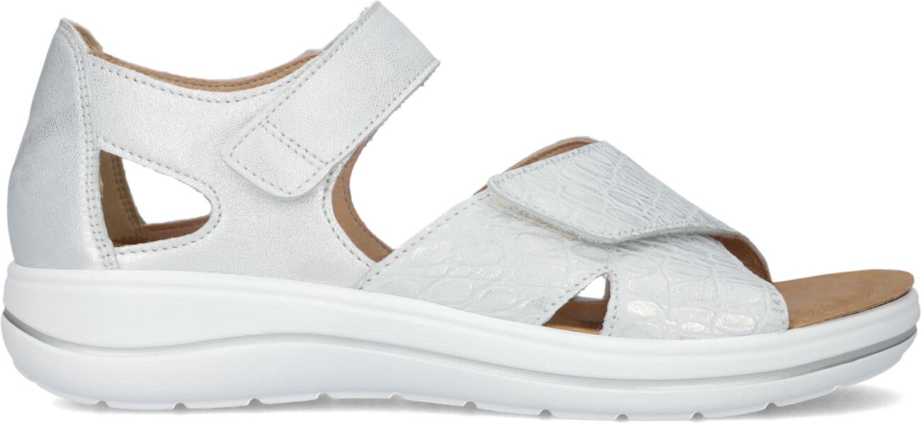 Hartjes Sandalen met Hak Dames Pop, Maat: 43, Materiaal: Leer, Kleur: Zilver afbeelding 1