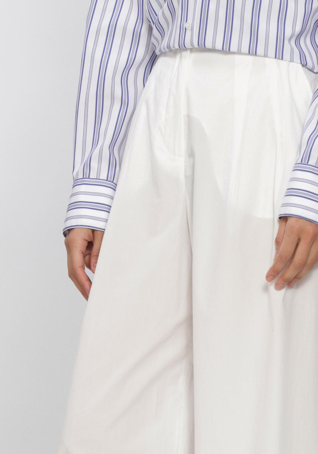 Witte MAX MARA Broeken LONG TROUSER - large