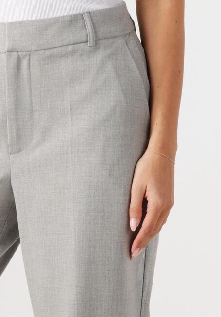 Lichtgrijze ALIX THE LABEL Pantalon LADIES WOVEN FOIL STRIPE PANTS - large