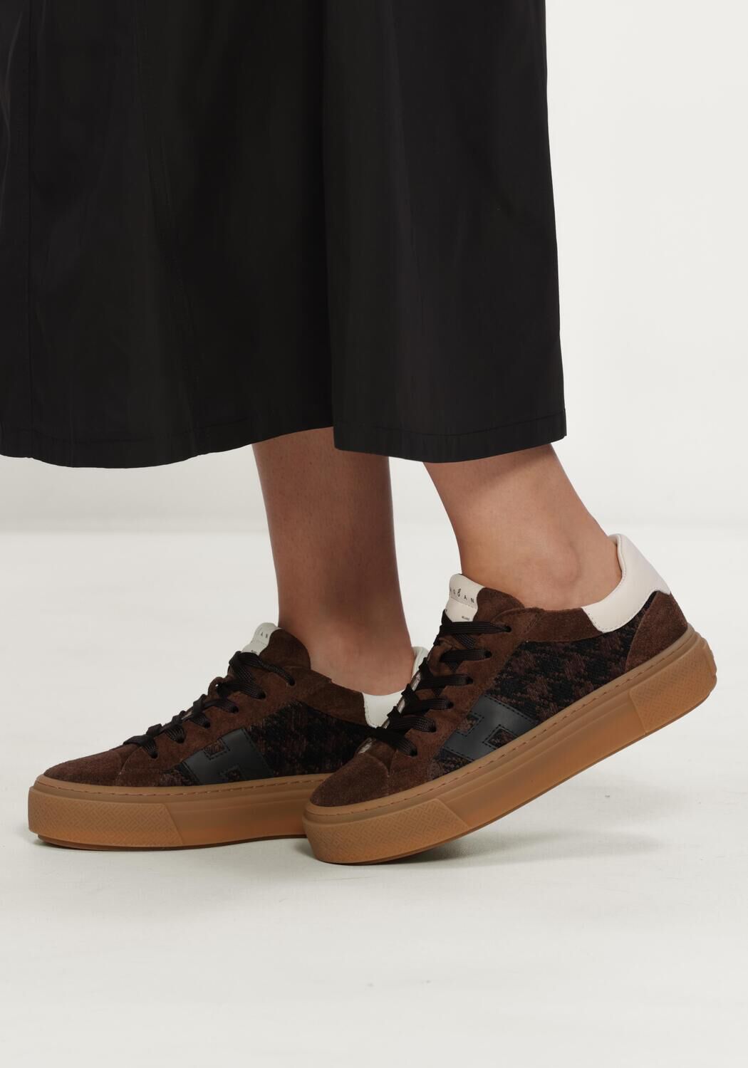 Bruine HOGAN Lage sneakers H705 ALLACCIATO H - large