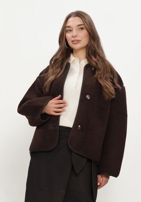 Bruine LINA LOCCHI Teddy jas LL-BABET - large