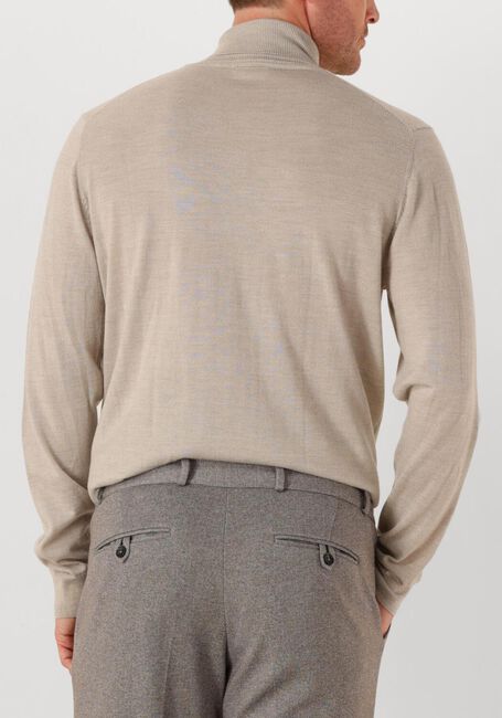 Beige PROFUOMO Coltrui PULLOVER ROLL NECK MERINO - large