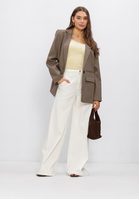 Butter yellow ROSEMUNDE Top BABETTE DEEP BACK SILK TOP - large