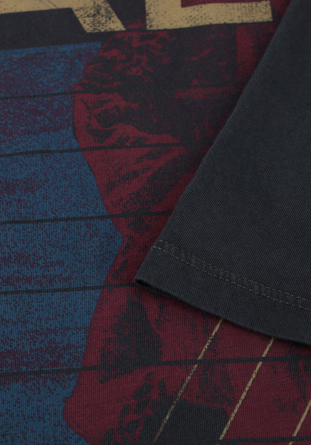 Grijze ALIX THE LABEL T-shirt LADIES KNITTED BAND T-SHIRT - large