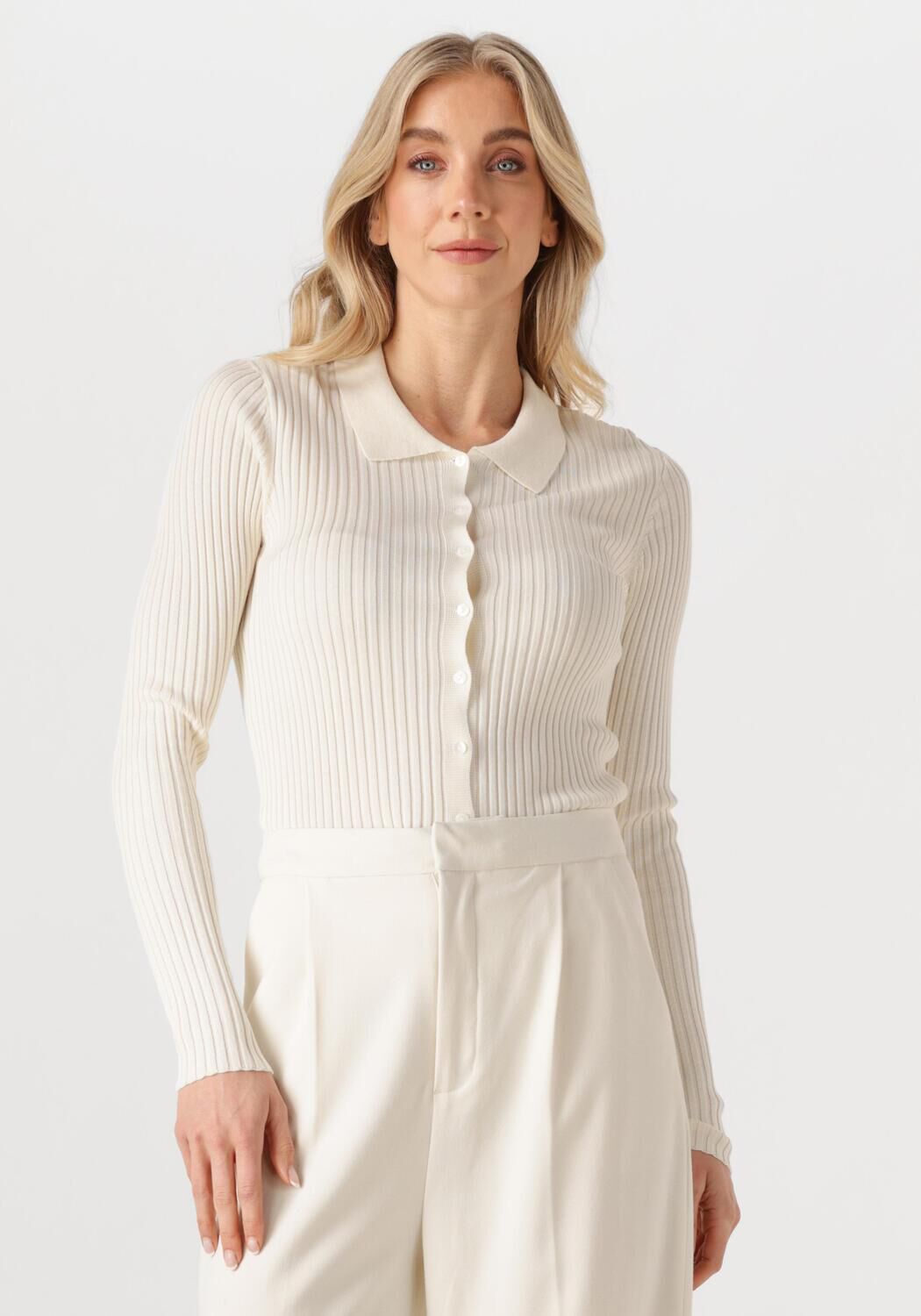 Herskind Trui
Dames Turner Knit Cardigan, Maat: XL, Kleur: Ecru afbeelding 1