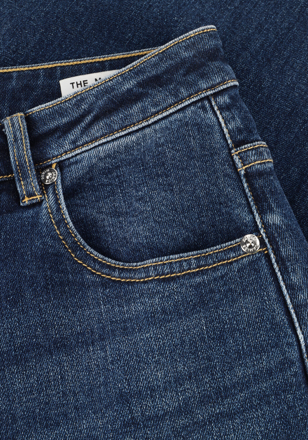 Donkerblauwe JANICE Wide jeans MASON - large