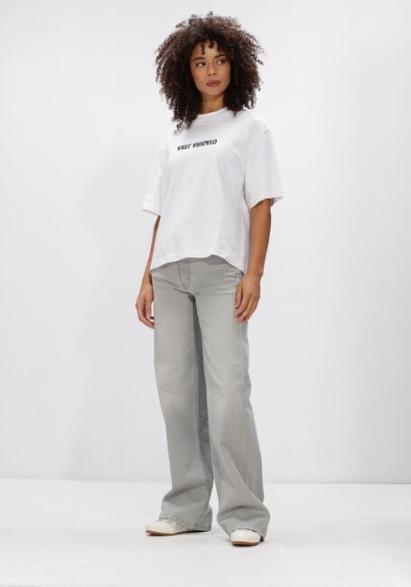 Lichtgrijze LOIS JEANS Wide jeans ROSA - large