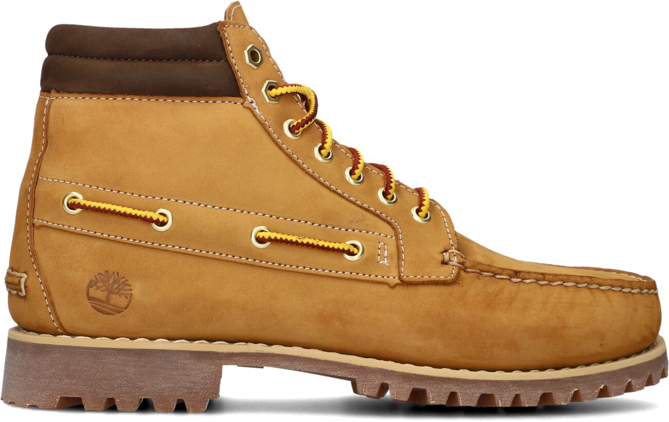 Timberland Veterboots Heren Authentic Mid Lace Up Boot M, Maat: 45, Materiaal: Nubuck, Kleur: Camel