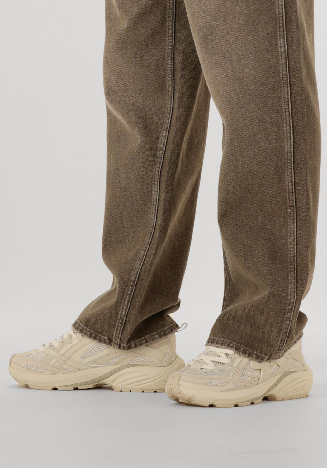 Creme REPRESENT Lage sneakers STORM RUNNER - large