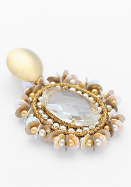 Zilveren LOTT. GIOIELLI Sieraad CE SI OVAL ELEMENT W/ SEQUINS - large