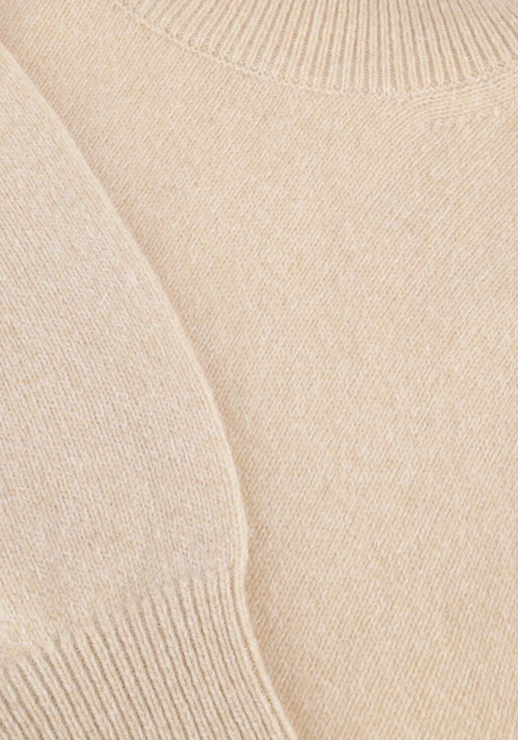 Beige PROFUOMO Coltrui PULLOVER ROLL NECK - large