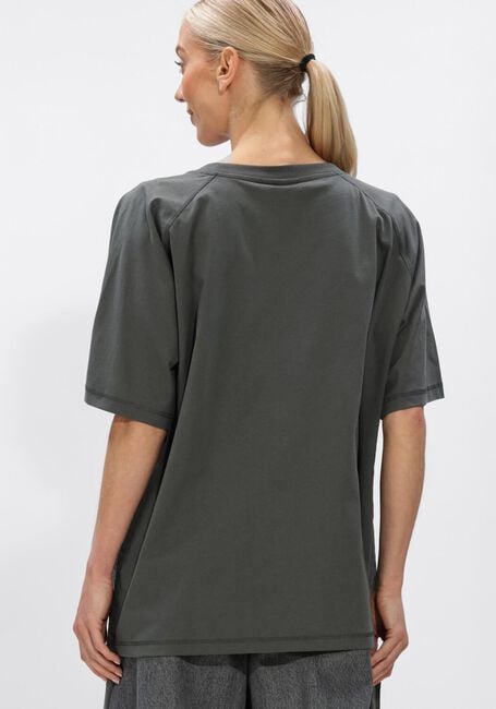 Donkergrijze GANNI Tops & T-shirts FUCTURE HEAVY JERSEY RAGLAN - large