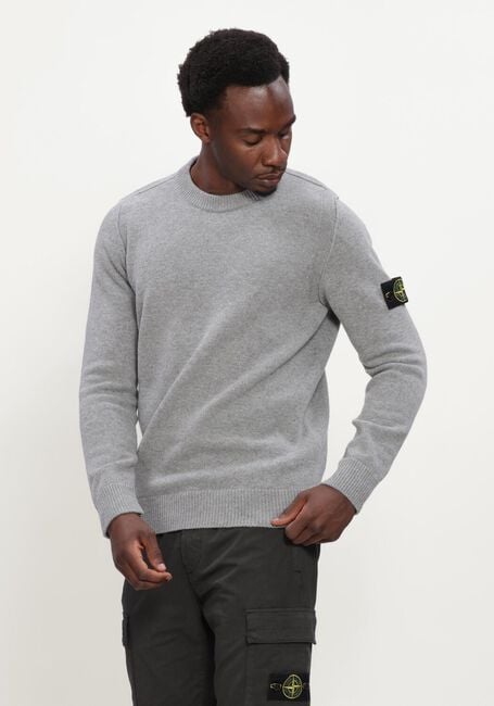 Lichtgrijze STONE ISLAND Trui CREW NECK S00A3 - large