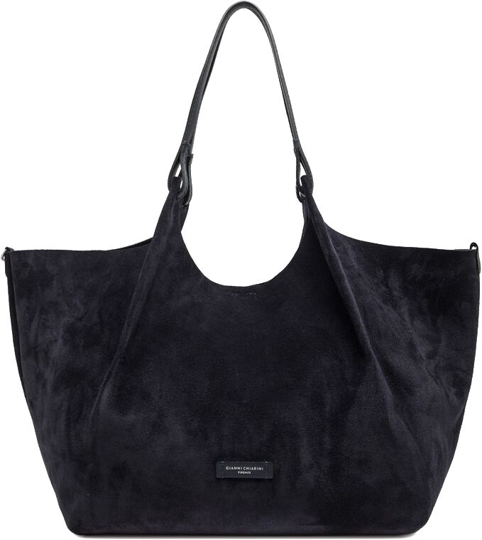 Gianni Chiarini Gianni Chiarini Schoudertas Dames Dua / Bs 9800, Materiaal: Suède, Kleur: Donkerblauw