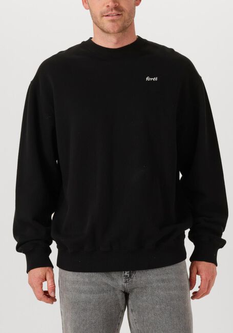 Zwarte FORÉT Sweater FIN SWEATSHIRT - large