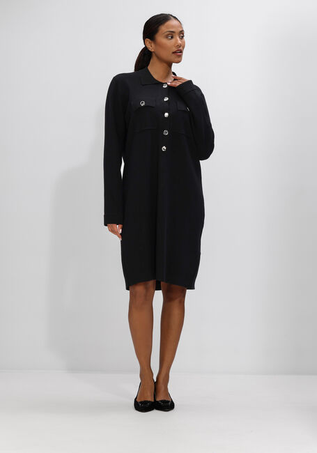 Zwarte RIANI Mini jurk STRICK KLEID - large