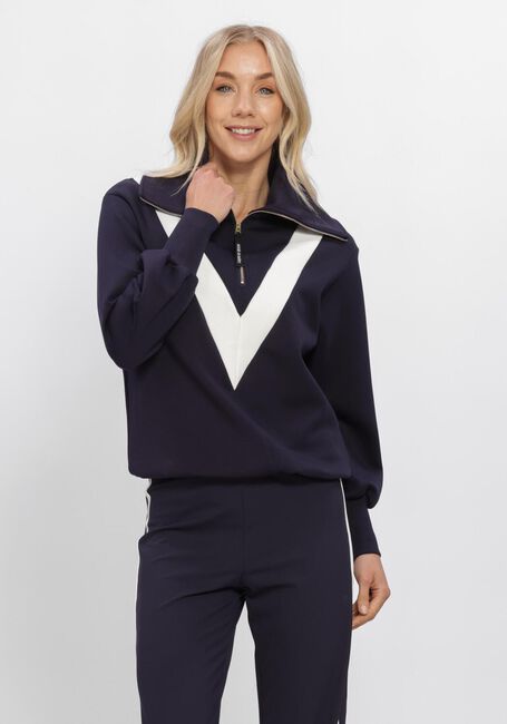Donkerblauwe HOUSE OF GRAVITY Sweater TURTLENECK V-SWEATER - large