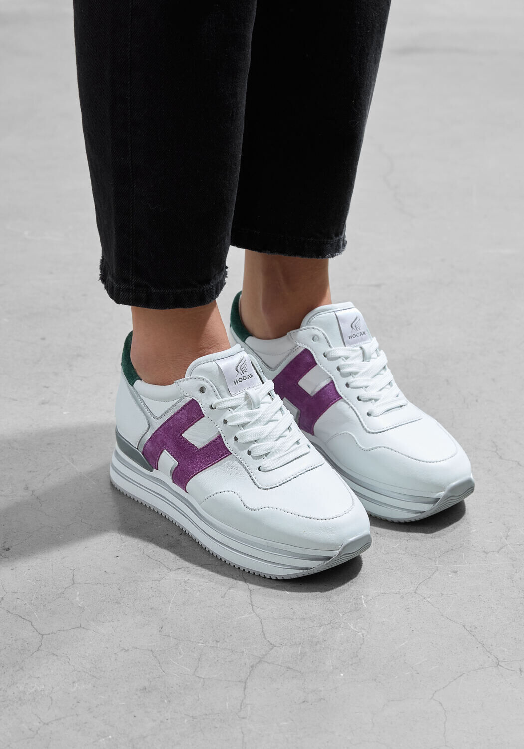 Witte HOGAN Lage sneakers HXW4830CB80 - large