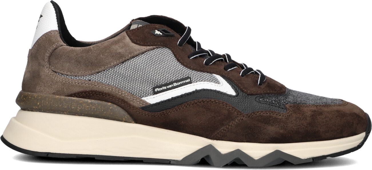 Floris van Bommel Lage Sneakers Heren Sfm-10178, Maat: 38, Materiaal: Suède, Kleur: Bruin