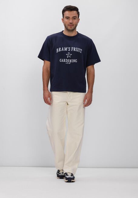 Ecru OLAF HUSSEIN Wijde broek RELAXED CANVAS PANT - large