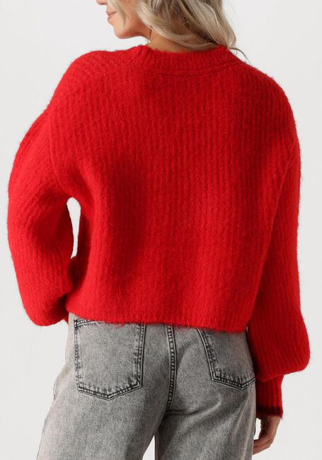 Rode CO'COUTURE Truien/vesten CORALEE CROP KNIT - large