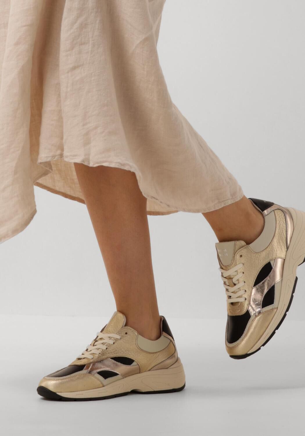 Gouden PIEDI NUDI Lage sneakers ZERBA 02.02 - large