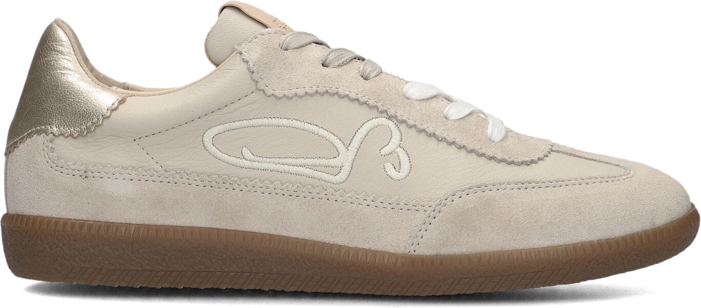 Fred de la Bretoniere Lage Sneakers Dames Pearl Sign, Maat: 38, Materiaal: Leer, Kleur: Beige afbeelding 1