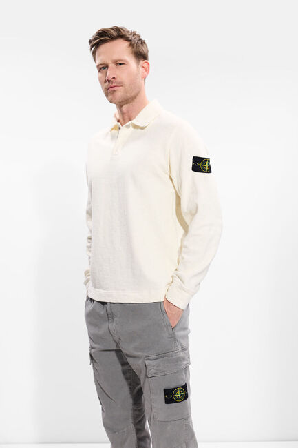 Ecru STONE ISLAND Trui LS POLO - large