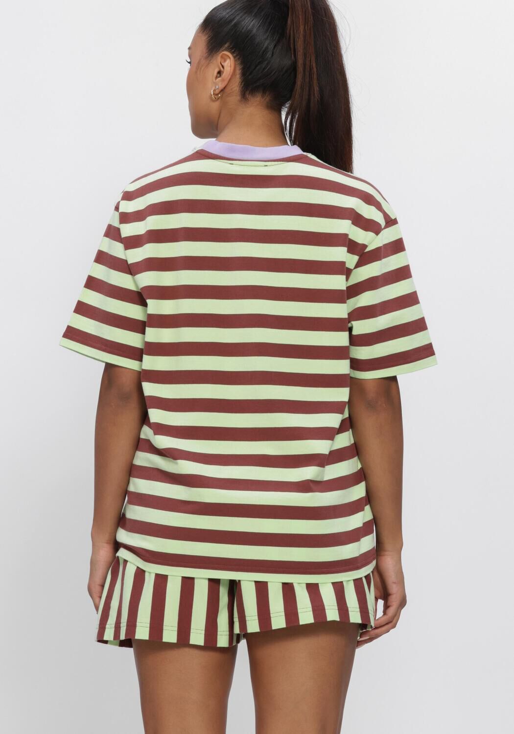 Groene STIEGLITZ T-shirt JOANA REGULAR T SHIRT - large