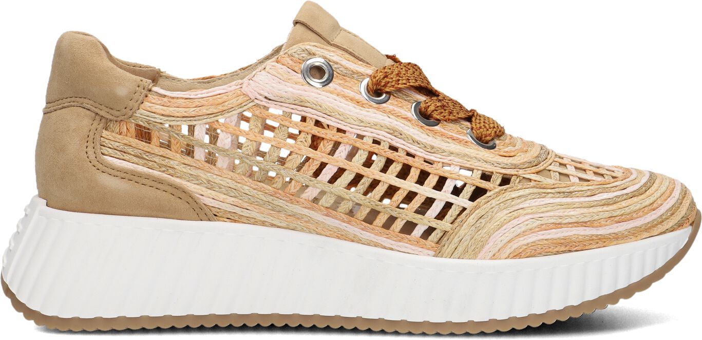 Softwaves Lage Sneakers Dames 8.95.01, Maat: 38, Materiaal: Textiel, Kleur: Bruin