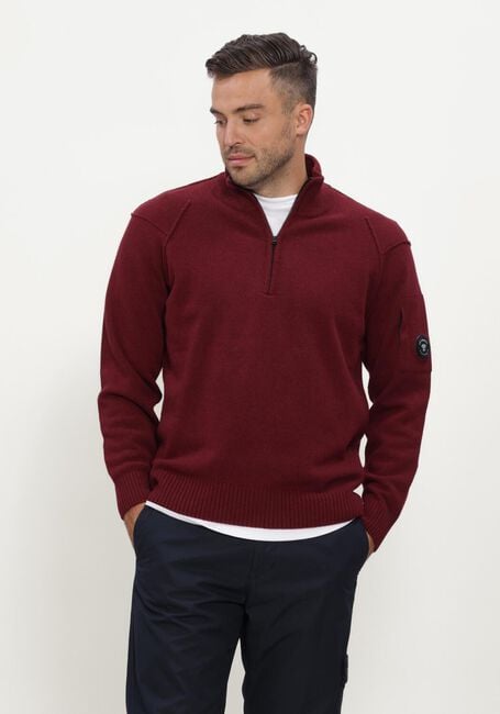 Rode CP COMPANY Polo LAMBSWOOL GRS HALF ZIP SWEATER - large