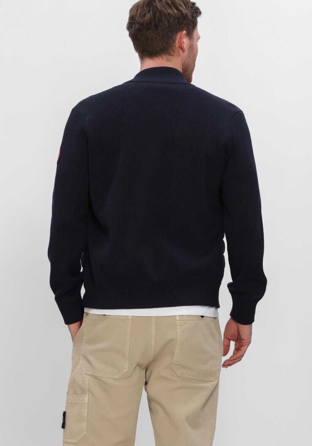 Blauwe CANADA GOOSE Jack HYBRIDGE KNIT JACKET - large