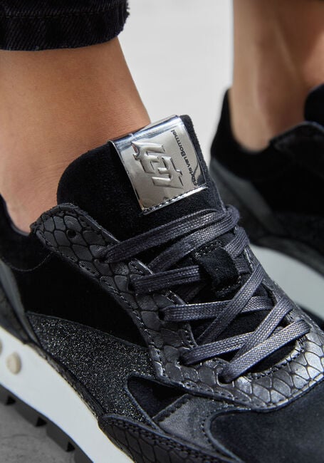 zwarte floris van bommel lage sneakers blokki