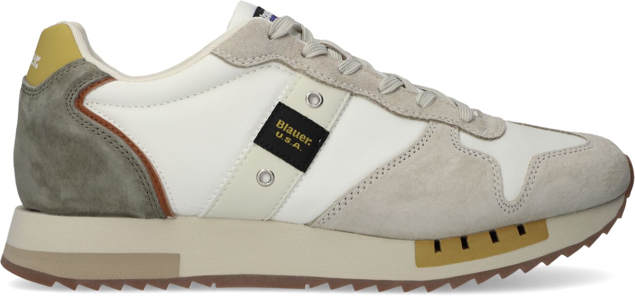Blauer Lage Sneakers Heren Queen01, Maat: 42, Materiaal: Textiel, Kleur: Beige afbeelding