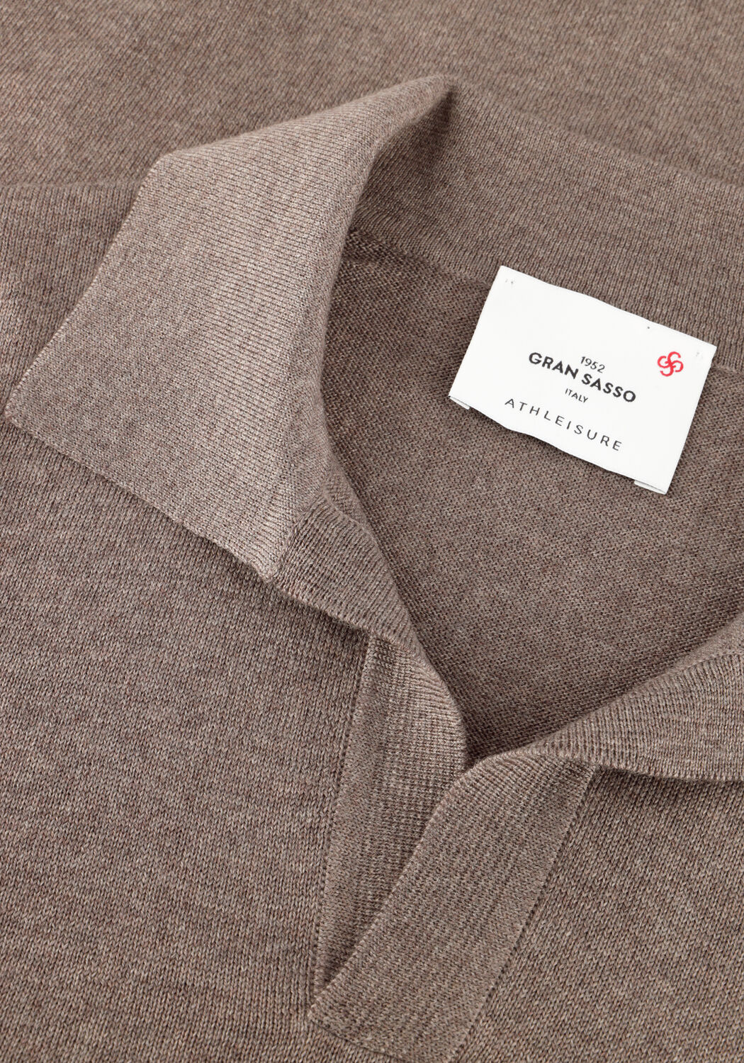 Bruine GRAN SASSO Trui TENNIS L SLV SKIPPER - large