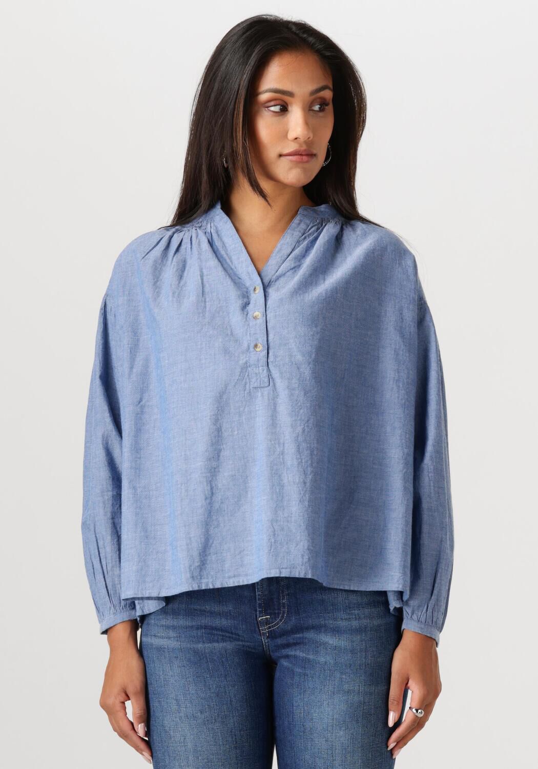 Vanessa Bruno Blouse Dames Nipoa, Maat: 42, Kleur: Lichtblauw afbeelding 1
