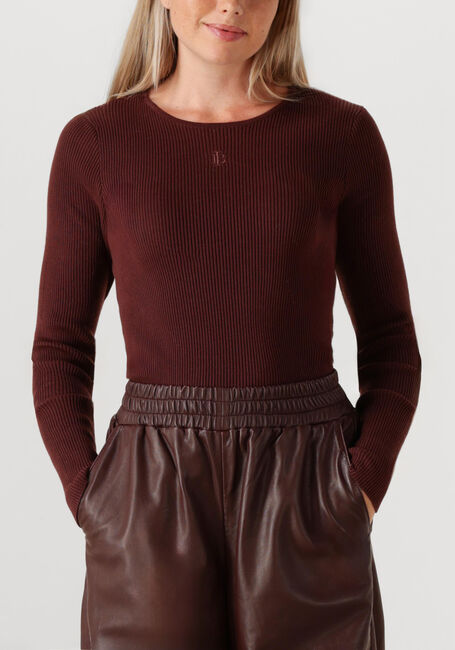 Bruine IBANA Trui TAMORA LONGSLEEVE - large