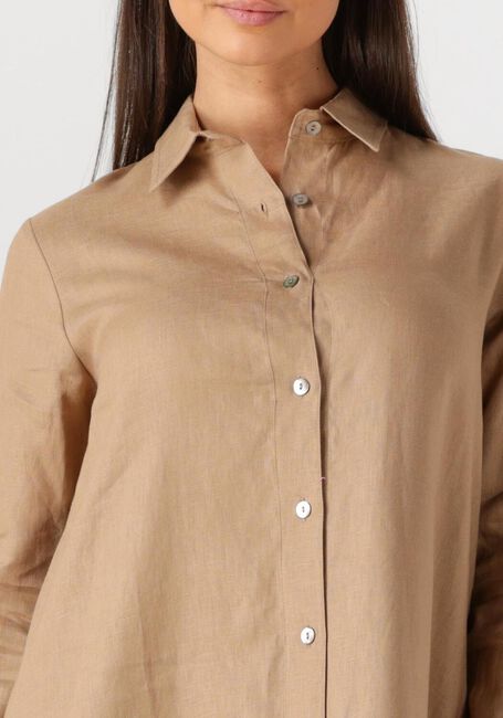 Beige RESORT FINEST Maxi jurk SHIRT DRESS - large