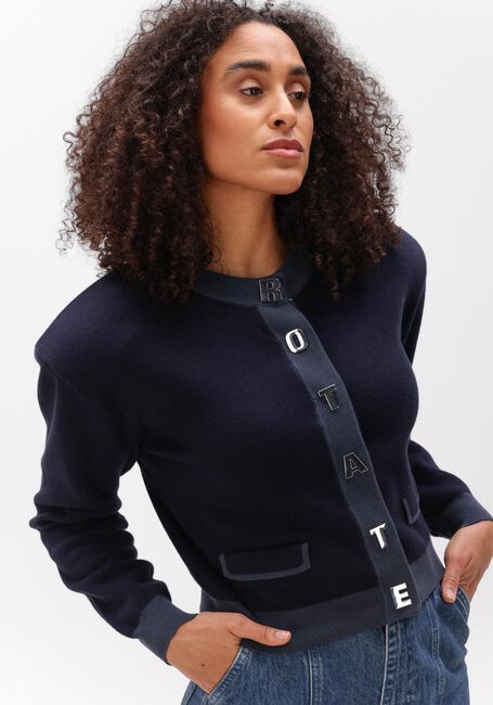 Donkerblauwe ROTATE Truien/vesten FIRM KNIT CARDIGAN - large