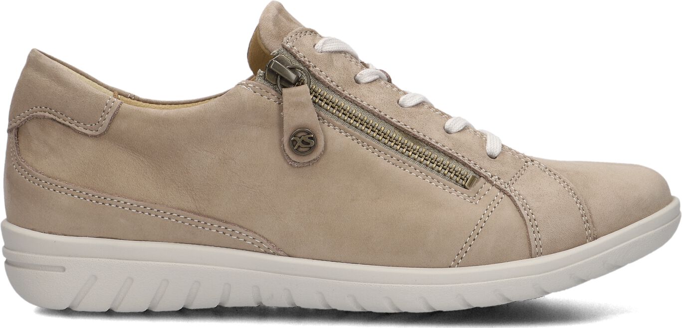 Hartjes Lage Sneakers Dames 162.0883, Maat: 41,5, Materiaal: Nubuck, Kleur: Beige