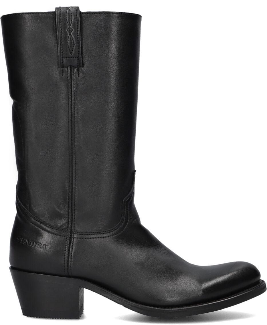 Sendra Cowboylaarzen Dames 14394, Maat: 37, Materiaal: Leer, Kleur: Zwart