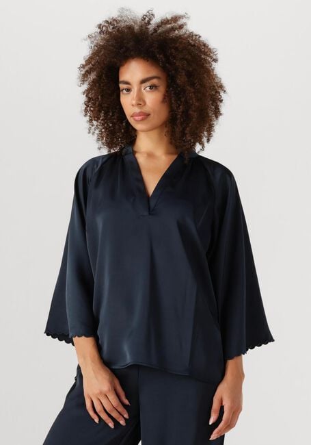 Donkerblauwe BRUUNS BAZAAR Blouses BBWINNY BLOUSE - large